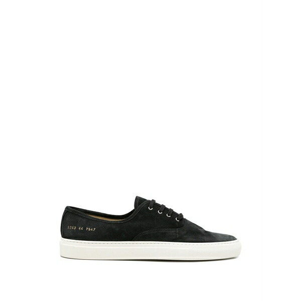 コモン・プロジェクツ メンズ スニーカー シューズ Four hole lace-up sneakers Black
