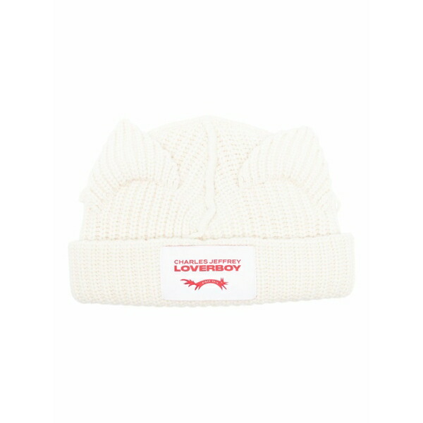 プリンスチャールズ島・ジェフリー メンズ かぶり笠 付属品 Chunky ears beanie Neutrals