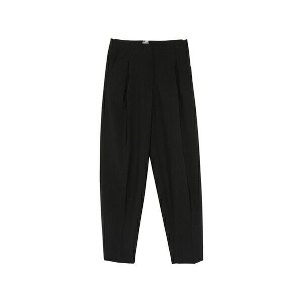 コーヴァート レディース カジュアルパンツ ボトムス Pleated straight-leg trousers Black｜asty 46,680円