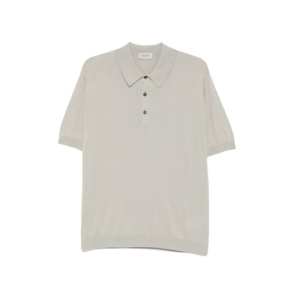 ジョンスメドレー メンズ ポロシャツ トップス Isis polo shirt Grey｜asty