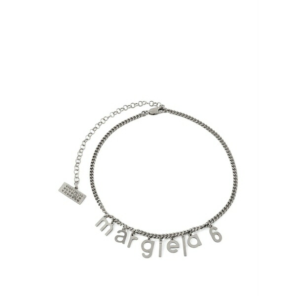 マルタンマルジェラ メンズ 首飾り・チョー鉄道車両 付属物 Letter-pendant necklace Silver