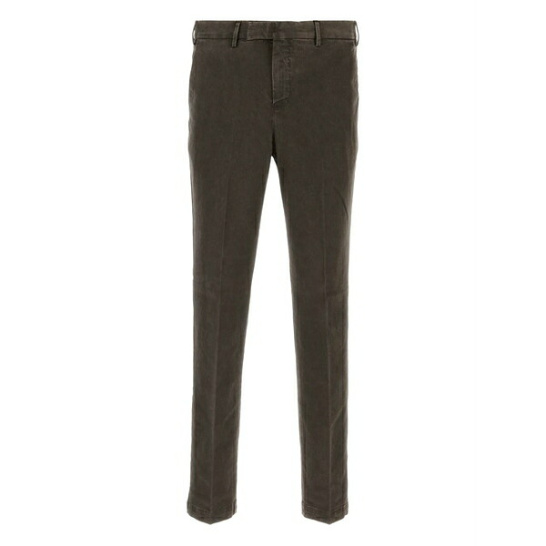PTトリノ メンズ 心地好いズボン下 ボトムス Pressed-crease trousers Brown