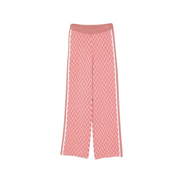 ジェイ リンドバーグ レディース 心地好いズボン下 ボトムス Kera jacquard stripe trousers Pink