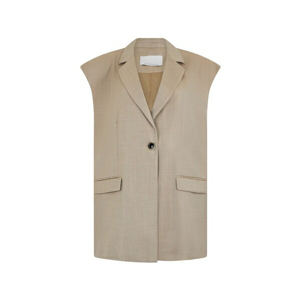 野球クラブ はたご屋 ザ 昼まえ レディース 上衣＆上衣 アウター Pocket collarless jacket Neutrals