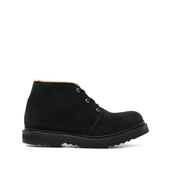 アワーレガシー メンズ ブーツ シューズ Chukka suede boots Black
