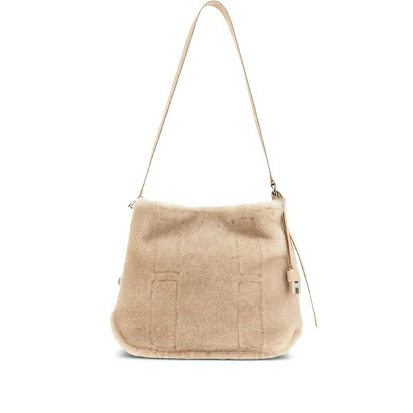 ホーガン レディース トートバッグ バッグ Magnetic-closure leather tote bag Neutrals