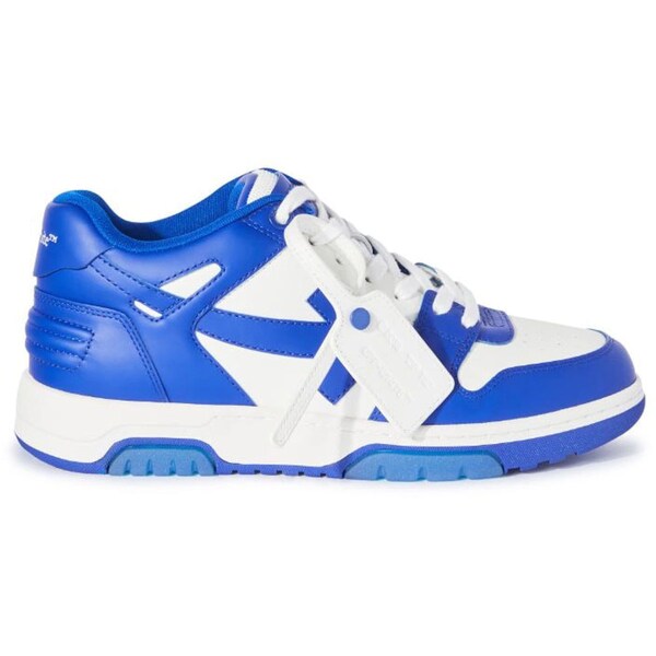 OFF-WHITE オフホワイト メンズ スニーカー 【OFF-WHITE Out Of Office OOO Low Tops White Blue】 サイズ US_6(24.0cm) White/Blue|asty