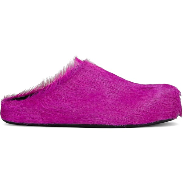 Marni マルニ メンズ スニーカー  【Marni Long Hair Calfskin Fussbett Sabot Mule Fuchsia】  サイズ EU_40(25.0cm) Fuchsia