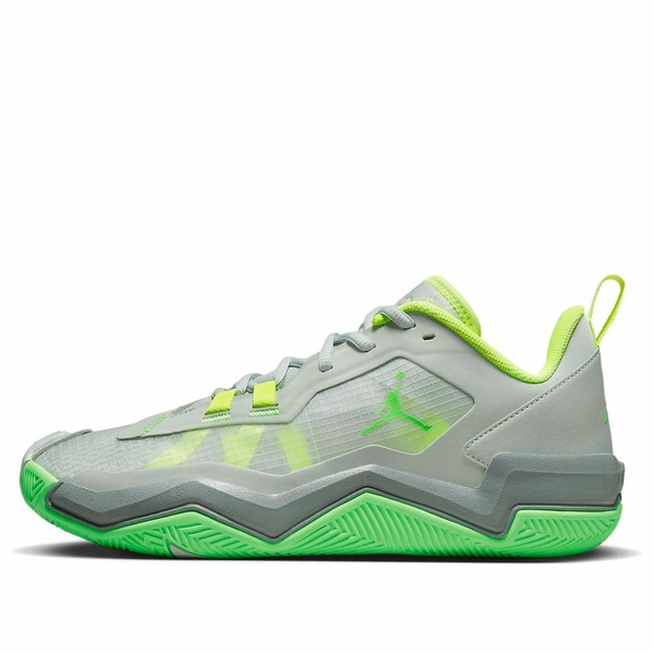 Jordan ジョーダン メンズ スニーカー 【Air Jordan Westbrook One Take 4 Shoes \'Grey Green Strike\' DZ3338-003】 サイズ US_8(26.0cm)|asty