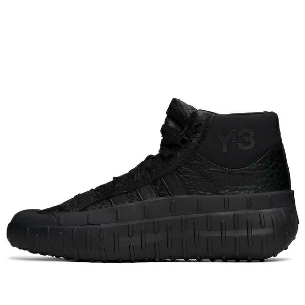 adidas アディダス メンズ スニーカー  【adidas Y-3 GR.1P High \u0027Triple Black\u0027 HQ5994】  大きさ US_7.5(25.5糎)