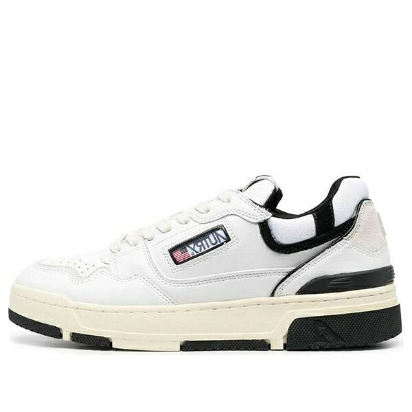 AUTRY オートリー メンズ スニーカー  【Autry CLC Leather Sneakers \u0027White Black\u0027 ROLM-MM04】  大きさ US_8(26.0珊)