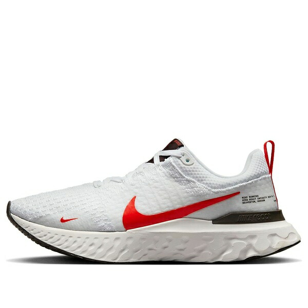 Nike ナイキ メンズ スニーカー  【Nike React Infinity Run Flyknit 3 \u0027White Light Crimson\u0027 DZ3014-100】  大いさ US_9.5(27.5糎)