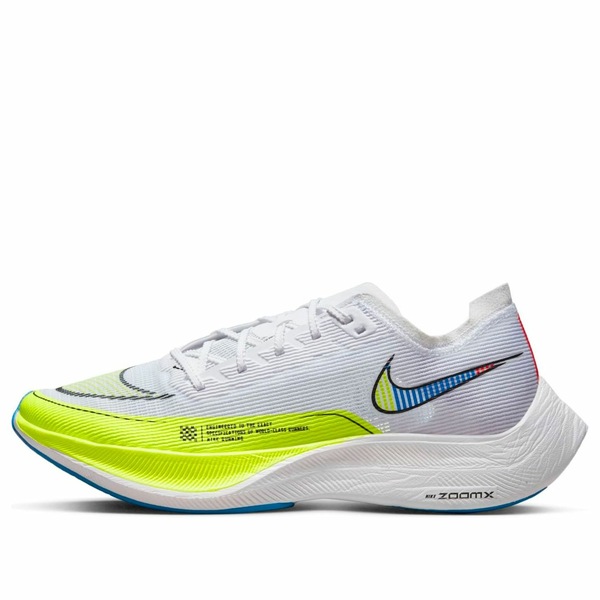 Nike ナイキ メンズ スニーカー 【Nike ZoomX Vaporfly Next% 2 White Volt Racer Blue CU4111-103】  サイズ US_7(25.0cm)