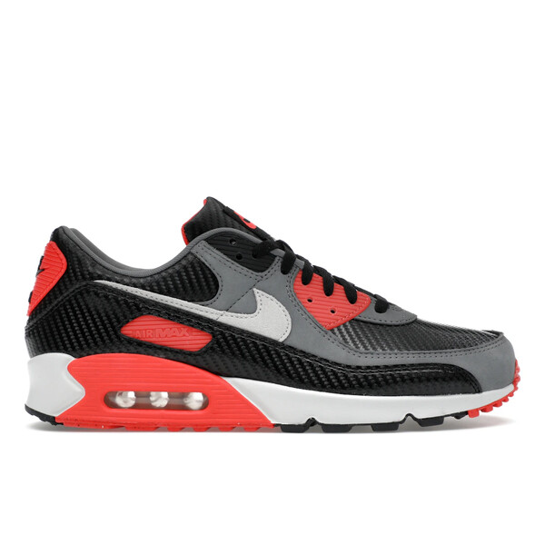 Nike ナイキ メンズ スニーカー 【Nike Air Max 90 Premium Carbon Fiber Infrared】 サイズ US_M_13 Black/Cool Grey/Bright Crimson/Photon Dust｜asty