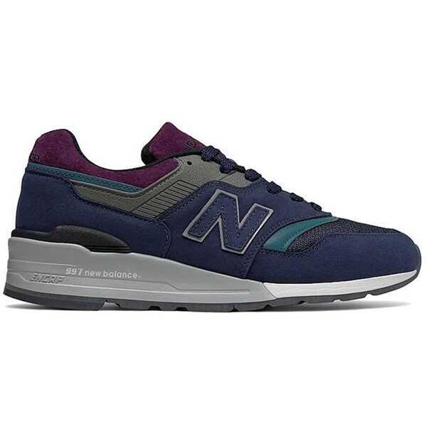 New Balance ニューバランス メンズ スニーカー 【New Balance 997 Northern Lights Navy Grey】 サイズ US_7.5(25.5cm) Navy/Grey|asty