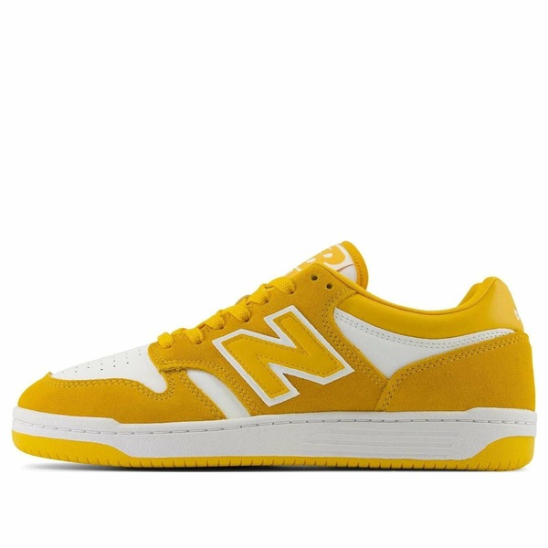 New Balance ニューバランス メンズ スニーカー 【New Balance 480 Lifestyle Shoes 'Yellow White' BB480LWA】 サイズ US_7(25.0cm)｜asty