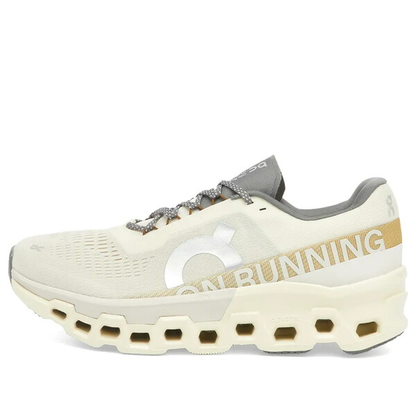 On Running オン 駈けっくら メンズ スニーカー  【On Running Cloudmonster 2 \u0027Cream Ice\u0027 3ME10122569】  大きさ US_8.5(26.5糎)
