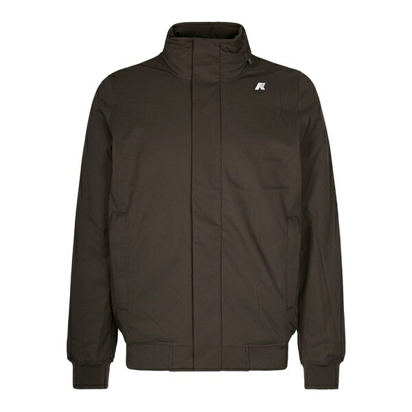 ケイウェイ メンズ ジャケット＆ブルゾン アウター Logo-patch jacket Brown｜asty 45,480円