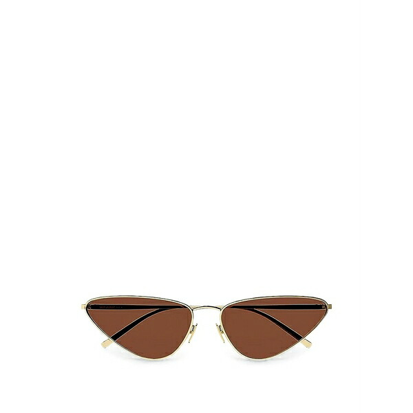 サンローラン アイウェア レディース サングラス＆アイウェア アクセサリー Cat-eye sunglasses Gold｜asty