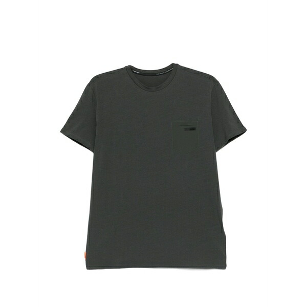 アールアールディ メンズ Tシャツ トップス Revo patch-pocket t-shirt Green｜asty