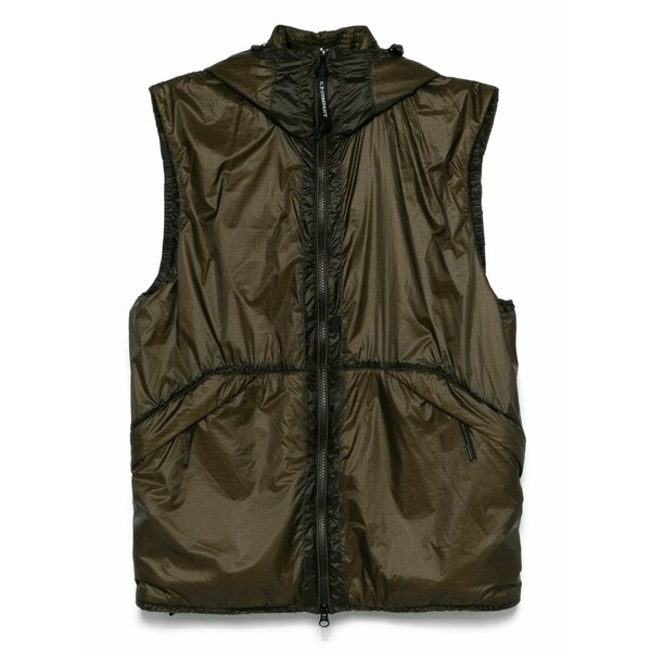 シーピーカンパニー メンズ ジャケット&ブルゾン アウター Nada shell vest Brown|asty