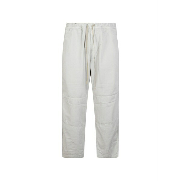 ハイクール メンズ カジュアルパンツ ボトムス Drawstring panelled trousers Grey｜asty