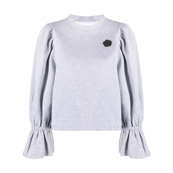 ビクターアンドロルフ レディース ニット&セーター アウター Puff-sleeve sweater Grey｜asty