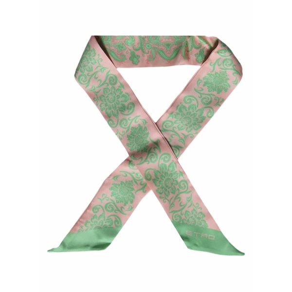 エトロ レディース マフラー・ストール・スカーフ アクセサリー Printed scarf Green｜asty