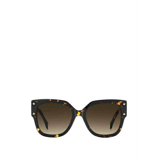 キャロライナヘレラ レディース サングラス＆アイウェア アクセサリー Tortoiseshell-effect sunglasses Brown｜asty