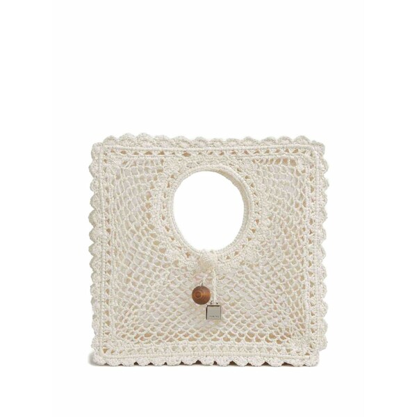 ジャクエムス レディース トートバッグ バッグ Small the spiaggia tote bag Neutrals|asty