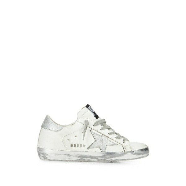 ゴールデングース レディース スニーカー シューズ Super-star distressed-effect sneakers White｜asty