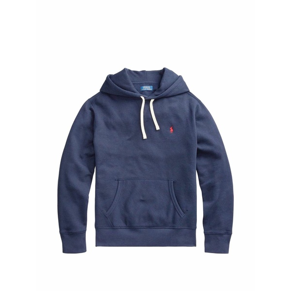 ラルフローレン メンズ パーカー・スウェットシャツ アウター Logo-embroidered hoodie Blue|asty