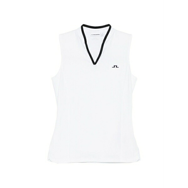 ジェイ リンドバーグ レディース Tシャツ トップス Mila v-neck logo top White｜asty