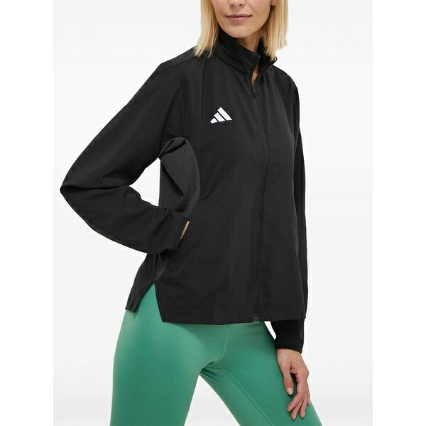アディダス レディース ジャケット＆ブルゾン アウター Zip-side lightweight jacket Black｜asty