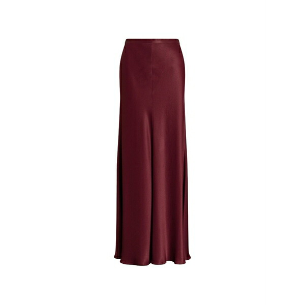 アルベルタ フェレッティ レディース スカート ボトムス Satin maxi skirt Red|asty