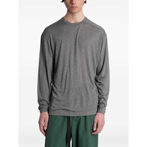 パウラ メンズ Tシャツ トップス Long-sleeve t-shirt Grey｜asty