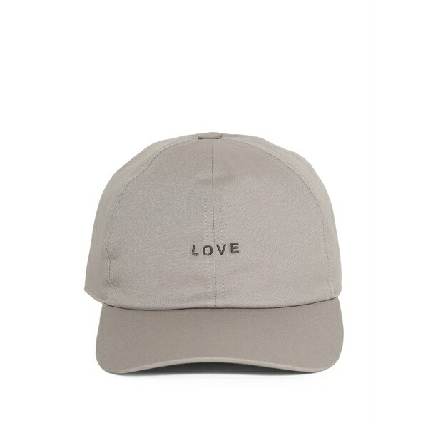 リックオウエンス メンズ 帽子 アクセサリー Lettering-embroidery baseball cap Neutrals|asty