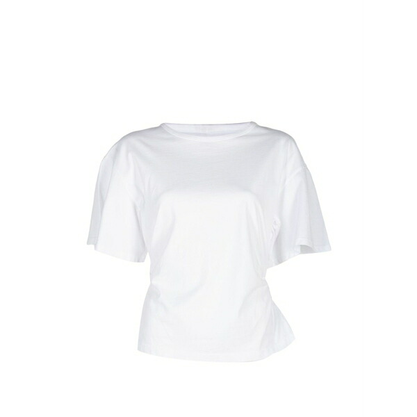 シチズンズ オブ ヒューマニティ レディース Tシャツ トップス Fabien ruched-side t-shirt White|asty