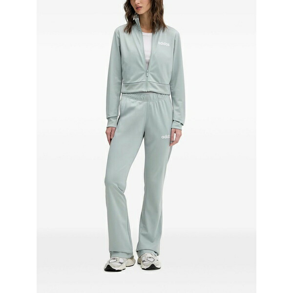 アディダス レディース ニット&セーター アウター Glam logo-print tracksuit set Green｜asty