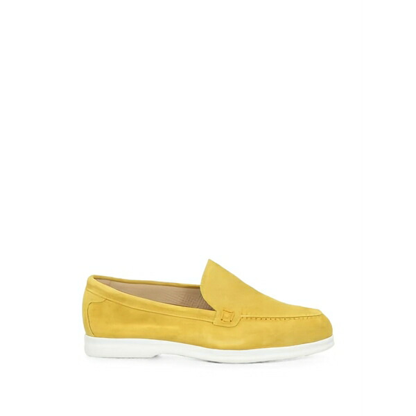 ドンカルズ レディース スリッポン・ローファー シューズ Suede slip-on loafers Yellow|asty