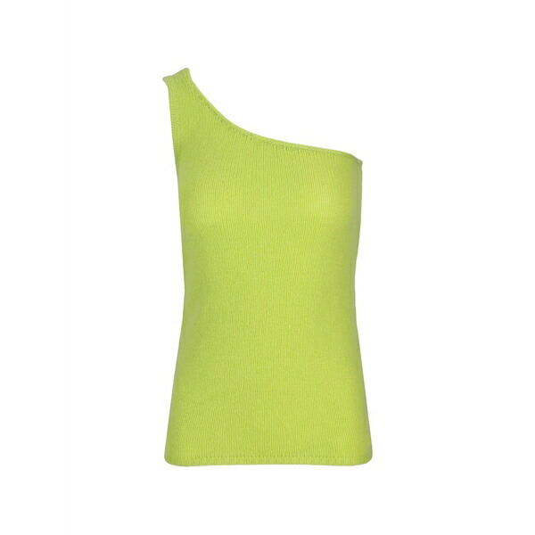 ラ ローズ レディース カットソー トップス One-shoulder knitted top Green｜asty