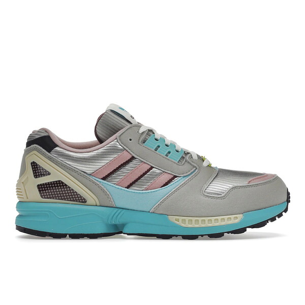 adidas アディダス メンズ スニーカー 【adidas ZX 8000 Metallic Grey】 サイズ US_11(29.0cm) Metallic Grey/Semi Mint Trush/Feather Grey|asty