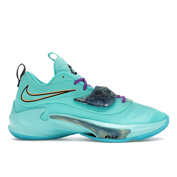 Nike ナイキ メンズ スニーカー  【Nike Zoom Freak 3 Vibrant Aqua】  大きさ US_9.5(27.5糎) Aqua/Purple-Yellow
