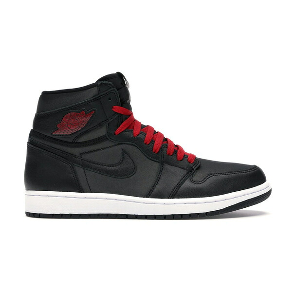 Jordan ジョーダン メンズ スニーカー  【Jordan 1 Retro High Black Satin Gym Red】  大いさ US_M_17 Black/Gym Red-Black-White
