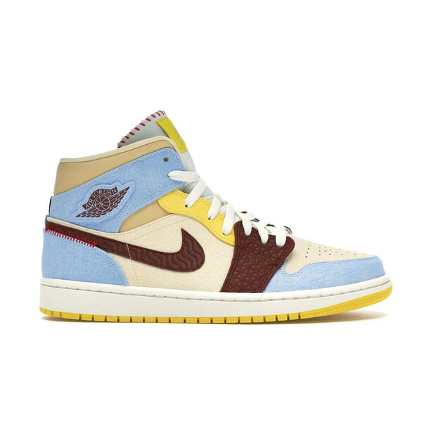 Jordan ジョーダン メンズ スニーカー  【Jordan 1 Mid SE Fearless Maison Chateau Rouge】  大きさ US_6.5(24.5珊) Pale Vanilla/Cinnamon