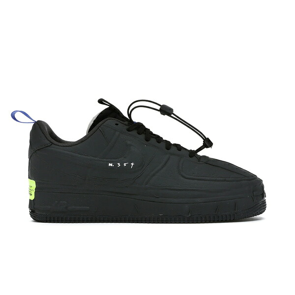 Nike ナイキ メンズ スニーカー  【Nike Air Force 1 Low Experimental Black】  大きさ US_8.5(26.5珊) Black/Anthracite-Chile Red-Hyper Royal