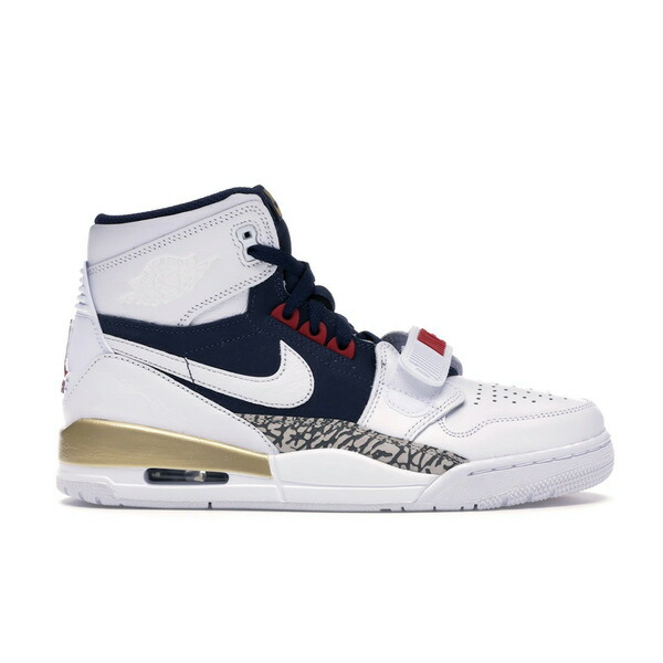 Jordan ジョーダン メンズ スニーカー  【Jordan Legacy 312 Olympic】  大きさ US_9(27.0珊) White/White-Midnight Navy-Varsity Red-Metallic Gold
