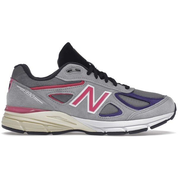 New Balance ニュー平衡にする メンズ スニーカー  【New Balance 990v4 Kith United Arrows \u0026 Sons (without Socks)】  大きさ US_11(29.0珊) Grey/Purple/Pink/Black