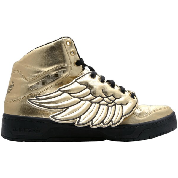 adidas アディダス メンズ スニーカー  【adidas JS Wings 1.0 Jeremy Scott Metallic Gold】  大きさ US_8.5(26.5珊) Metallic Gold/Black