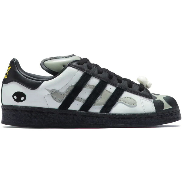 adidas アディダス メンズ スニーカー 【adidas Superstar 82 OFFGOD:TATE】 サイズ US_10.5(28.5cm) White/Black/Grey|asty